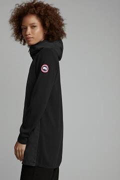 Chamarras Canada Goose Mujer México - WindBridge Prendas De Punto Negros PF0792354